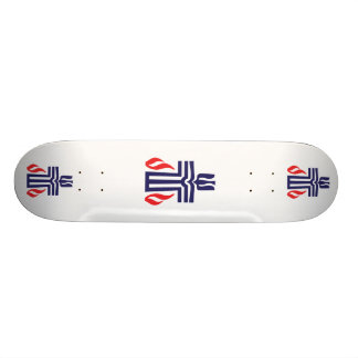 Presbyterianskt symbol skateboard bräda 20 cm