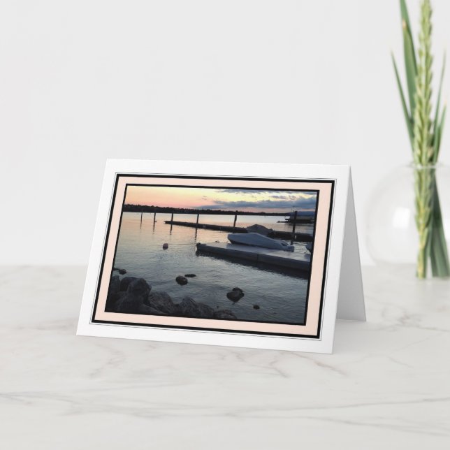 Preschiera, Sjö Garda Hälsning Card Kort (Framsida)
