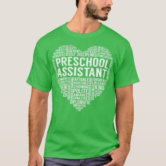 Preschool Assistant Heart T Shirt