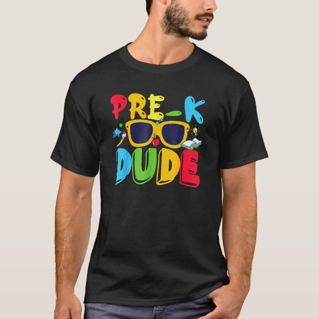Preschool Back to school första dagen T Shirt (Framsida)