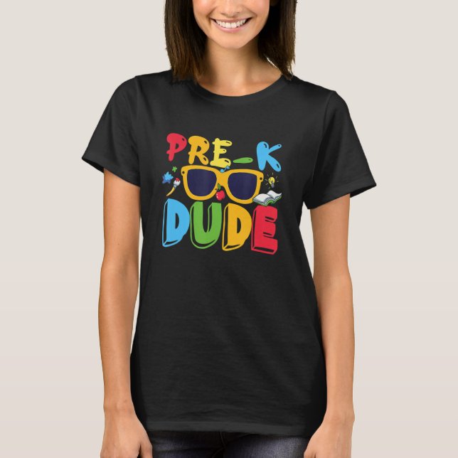 Preschool Back to school första dagen T Shirt (Framsida)