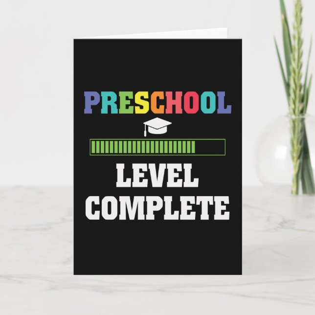 Preschool Complete Back to school Video Gamer Gift Kort (Framsida)