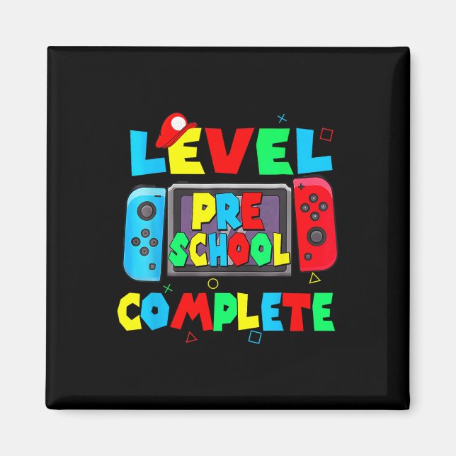 Preschool Complete Day of School Video Game 1 Magnet (Framsidan)