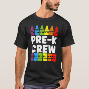Preschool Crew Pre K Tribe Back to school Lacher T Shirt