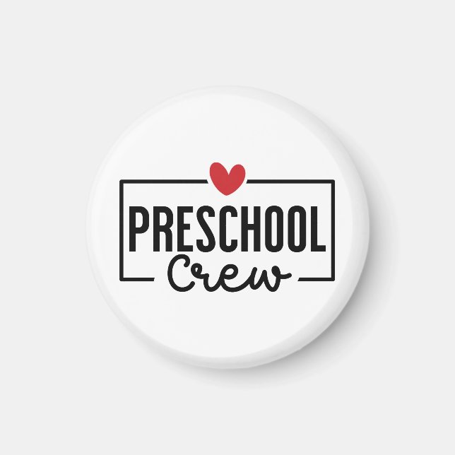 Preschool Crew Preschool Squad Magnet (Framsidan)