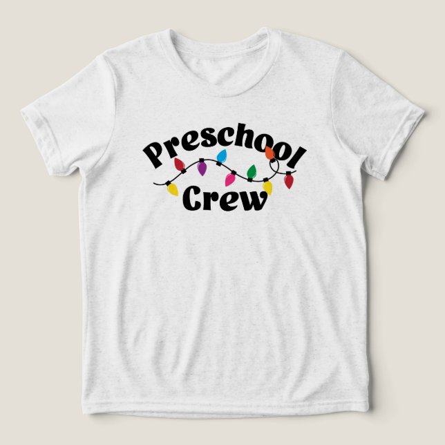 Preschool Crew Preschool Squad T Shirt (Design Framsida)
