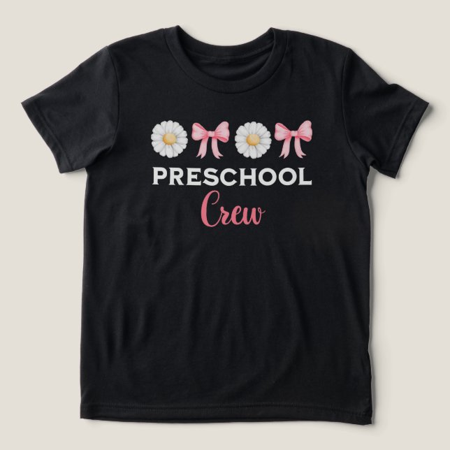 Preschool Crew Preschool Squad T Shirt (Design Framsida)