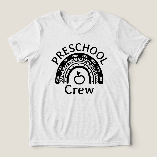 Preschool Crew Preschool Squad T Shirt (Design Framsida)