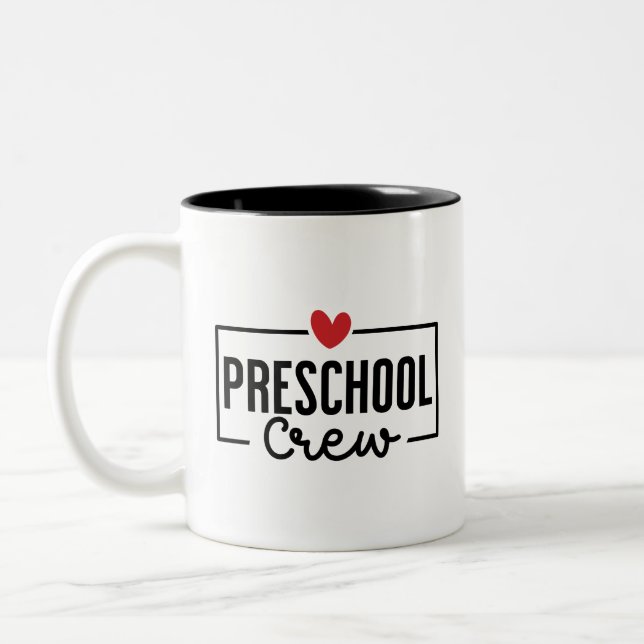 Preschool Crew Preschool Squad Två-Tonad Mugg (Vänster)