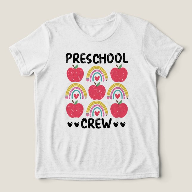 Preschool Crew Preschool Team T Shirt (Design Framsida)