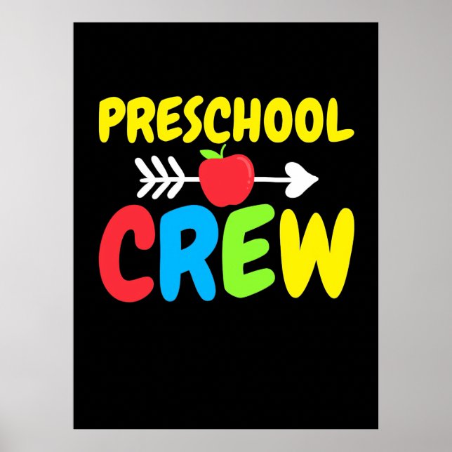 Preschool Crew Teacher Poster (Framsidan)