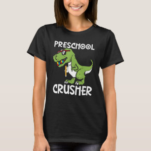 PreSchool Crusher Back to school Rex Dinosaur Stu T Shirt
