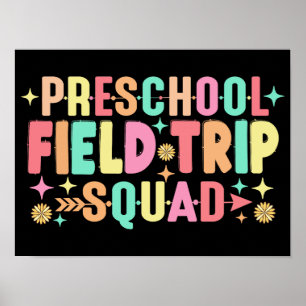 Preschool Fält Resa Squad Poster