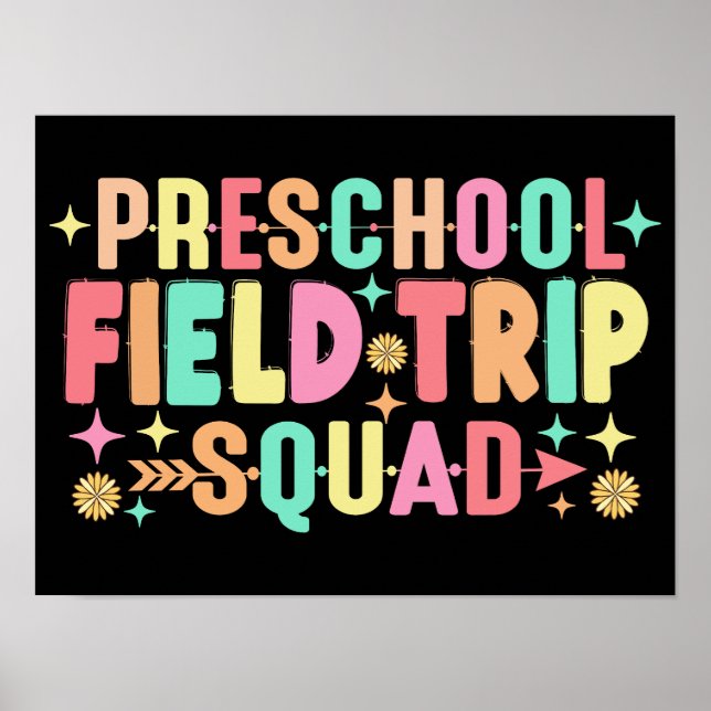Preschool Fält Resa Squad Poster (Framsidan)