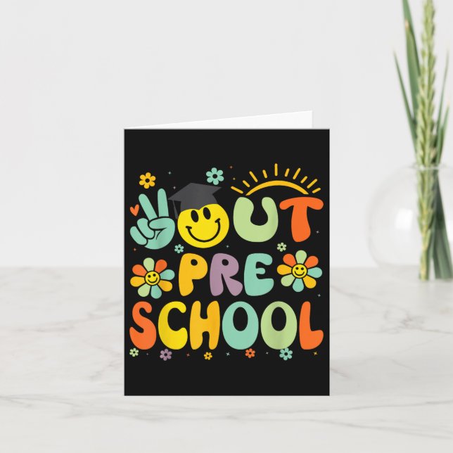 Preschool-fredagen 2025 farväl Studenten Kort (Framsida)