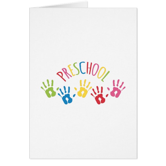 Preschool Hälsningskort (Framsidan)