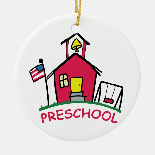 Preschool Julgransprydnad Keramik (Framsidan)