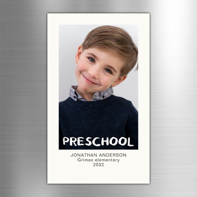 Preschool Keepsaké Photo Magnet (Skapare uppladdad)