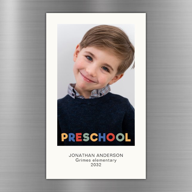 Preschool Keepsaké Photo Magnet (Skapare uppladdad)