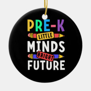 Preschool Kids Back to school Little Minds Bright Julgransprydnad Keramik