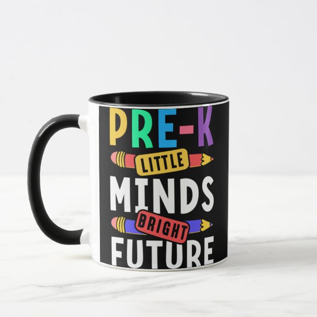 Preschool Kids Back to school Little Minds Bright  Mugg (Vänster)