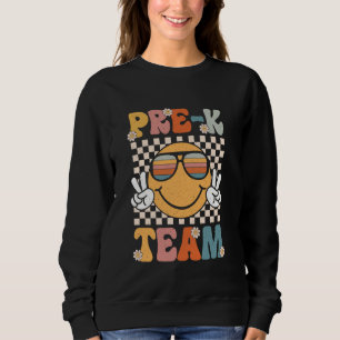 Preschool Kinder Smile Retro 1:a dagen av T Shirt