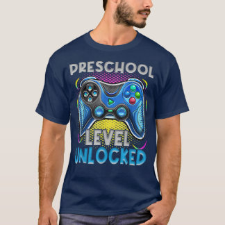 Preschool Level Unlocked Video Games Kids Back To  T Shirt