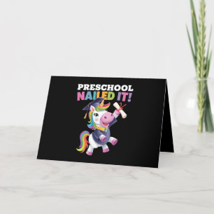 Preschool Nail IT Unicorn Studentmössa Tack Kort