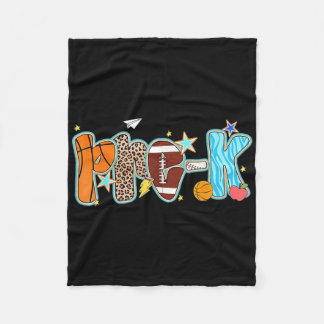 Preschool Pre-k Boy Baseball Basketball Football S Fleecefilt