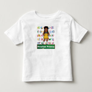 Preschool Princess Black Girl Magic Back to school T Shirt