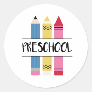 Preschool Runt Klistermärke
