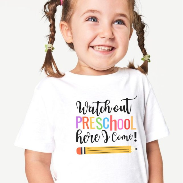 Preschool Shirt Girl, Back to school T Shirt (Skapare uppladdad)
