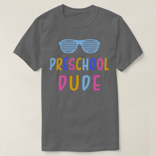 Preschool-snubben back to school under första dage t shirt (Design framsida)