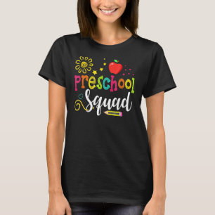 Preschool Squad, förK-lärarteamet Student tillbaka T Shirt