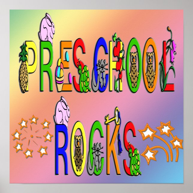 Preschool Sten - Poster stjärnor (Framsidan)