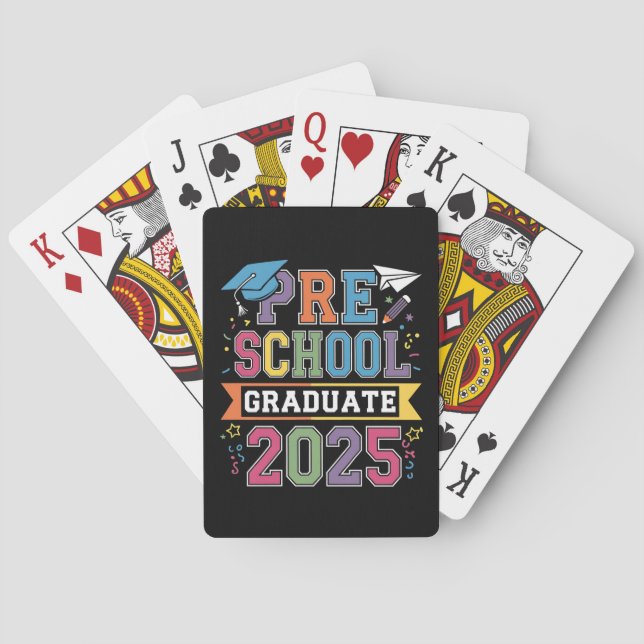 Preschool Student 2025 Studenten före K-skolan Casinokort (Baksidan)
