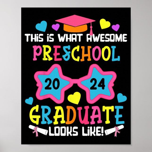 Preschool Student ser ut som Cl 2024 Studenten Poster (Framsidan)