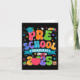 Preschool Studenten 2025 Kids Boys Girls tillbaka Kort