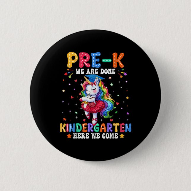 Preschool Studenten 2025 Pre-k Student Girls Uni Knapp (Framsida)