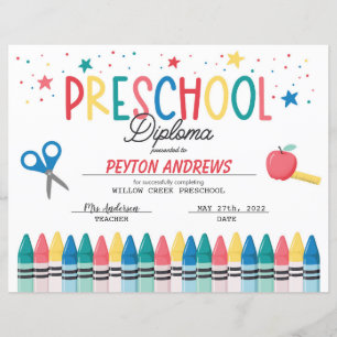 Preschool Studenten-certifikat