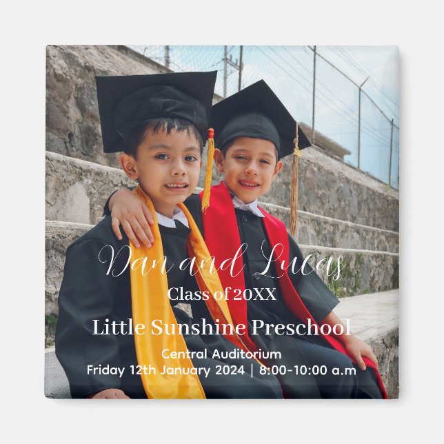 Preschool Studenten-meddelande Magnet (Framsidan)