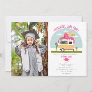 Preschool Studenten Photo Rosa Ice Cream Kort
