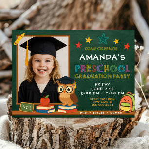 Preschool Studentfest Firande Inbjudningar