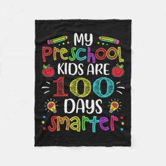 Preschool Teacher 100 dagar smartare 100-dagarsdag Fleecefilt