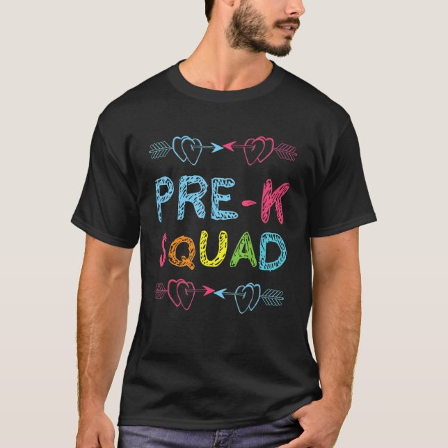 Preschool Teacher Back to school T Shirt (Framsida)