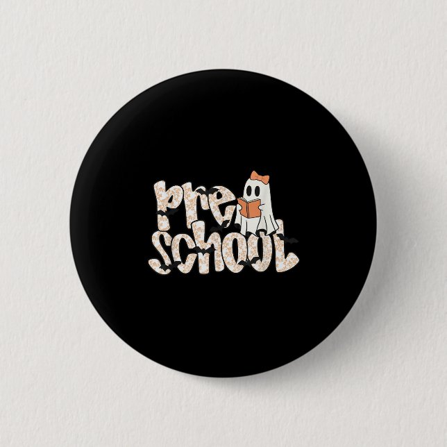 Preschool Teacher Halloween Ghost Teacher Reading  Knapp (Framsida)