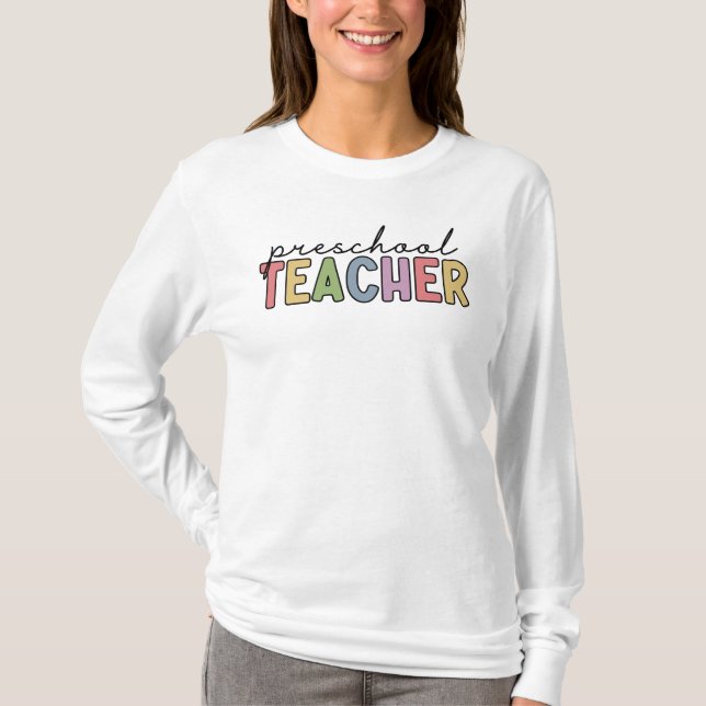 Preschool Teacher Personlig Gifts T Shirt (Framsida)