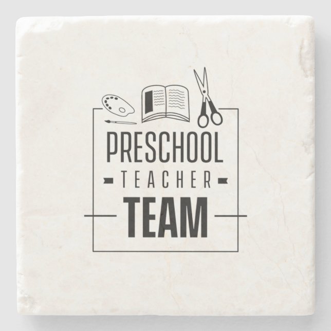 Preschool Teacher Team Stenunderlägg (Framsidan)