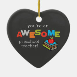 Preschool Teacher-utvärderingsdagen, Fantastisk Julgransprydnad Keramik