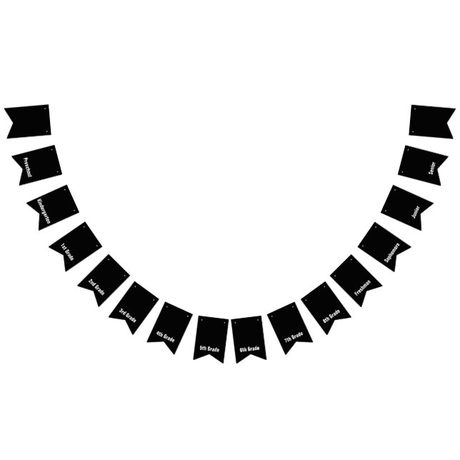 Preschool till högre Studenten-skolår Vimplar (Alla)